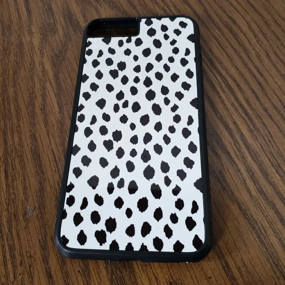 iPhone 7,8 Protective Shockproof Cover Case Dalmation Print